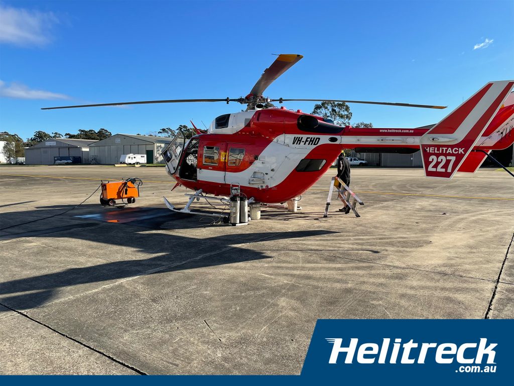 fiddletown bushfire support helitrexck helicopters